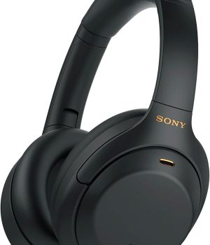 Headphone Sony WH-1000XM4 Preto sem fio Bluetooth e com Noise Cancelling